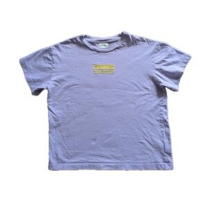 Fendi kids lilac purple fendiness rubberized 3D print tshirt preowned size 12A